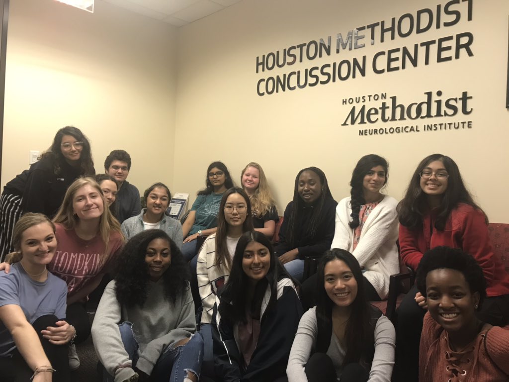 Students at Houston Methodist Concussion Center