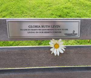 Gloria R. Levin Dedication Bench